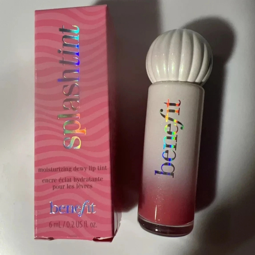 Benefit Splashtint 03 Fresh Squeezed Moisturizing Dewy Lip Tint New In Box